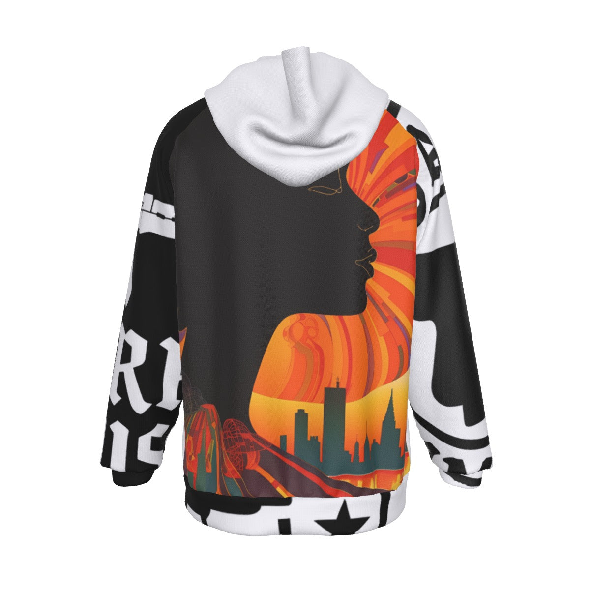 All-Over Print Men's Heavy Fleece Raglan Hoodie