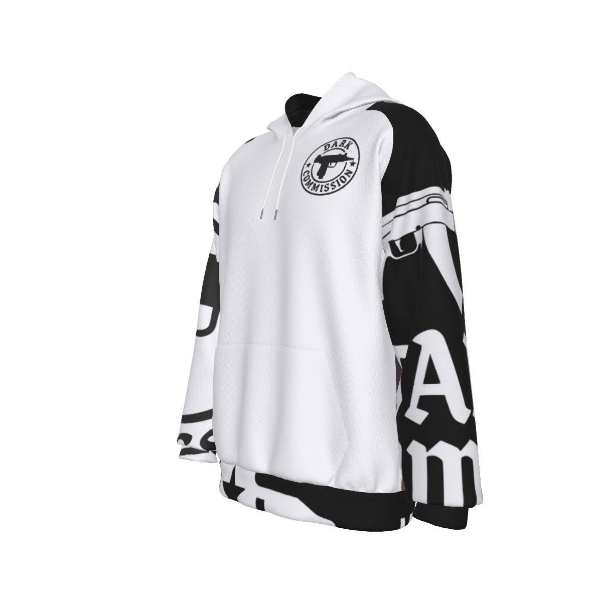 All-Over Print Men's Heavy Fleece Raglan Hoodie