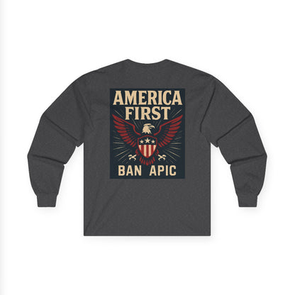 America First Long Sleeve Tee